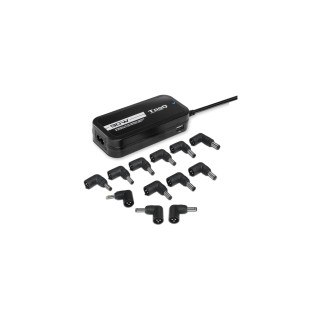 CARGADOR PORTATIL TOOQ 90W USB 2.0 2 PUERTOS TQLC-90BS02AT