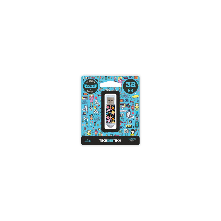 MEMORIA USB 2.0 TECH ONE TECH 32GB CANDY POP TEC4001-32