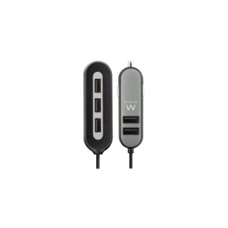 CARGADOR COCHE 5 USB EWENT EW1355