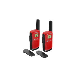 WALKIE-TALKIES MOTOROLA T42 4KM 16CH ROJO B4P00811RDKMAW