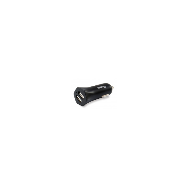 CARGADOR COCHE EQUIP LIFE 5V 2 USB 12/24V 12W NEGRO 245510