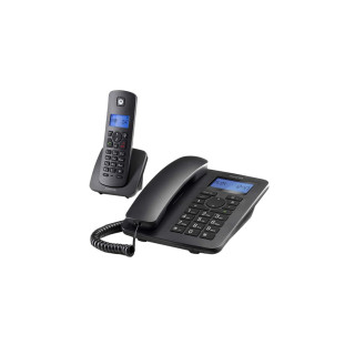 TELEFONO MOTOROLA C4201 COMBO INALAMBRICO FIJO NEGRO E10E09K19B1GSG03