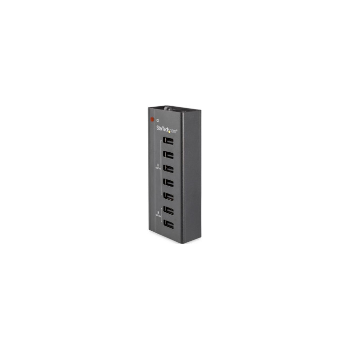 StarTech.com Estación de Carga USB de 7 Puertos Autónoma - 5x Puertos de 1A y 2x Puertos de 2A - Base de Carga USB