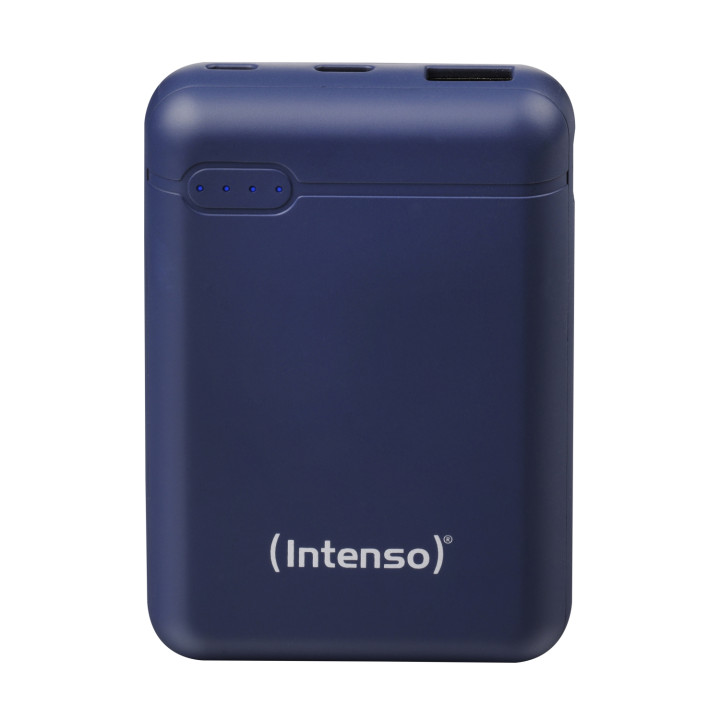 BATERIA EXTERNA INTENSO XS10000 POLIMERO DE LITIO 10000 mAh, POWERBANK color Azul