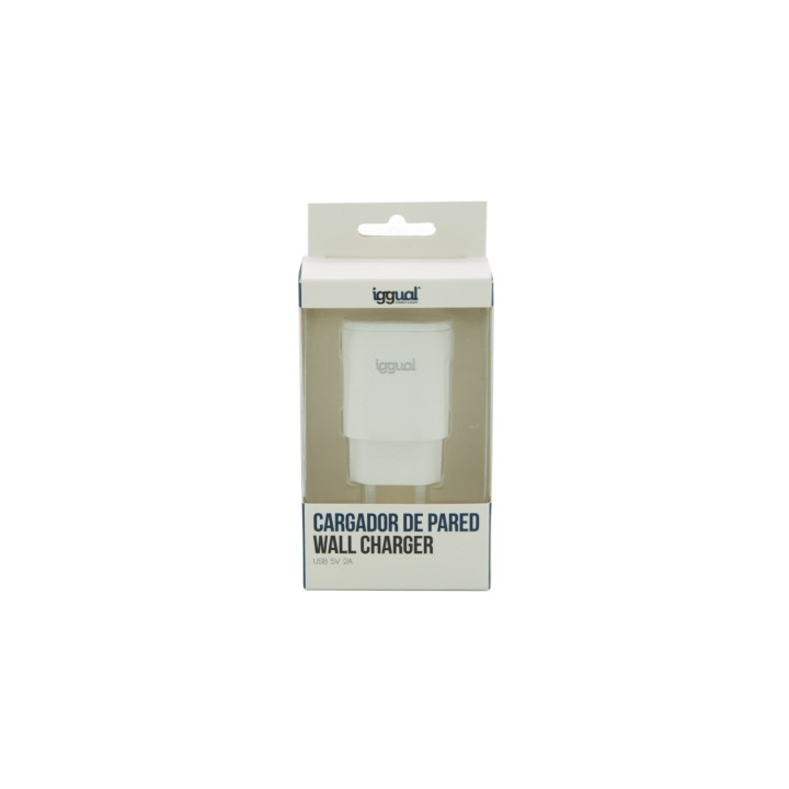 iggual Cargador de dispositivo móvil Interior Blanco
