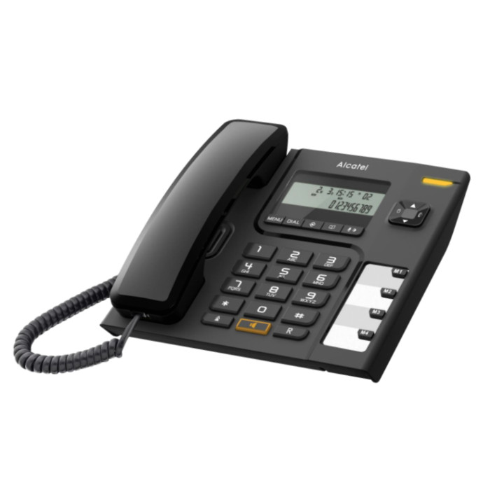 Alcatel T56 Teléfono analógico Identificador de llamadas Negro