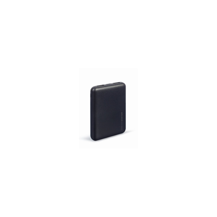 Gembird PB05-02 baterÍ­a externa PolÍ­mero de litio 5000 mAh Negro