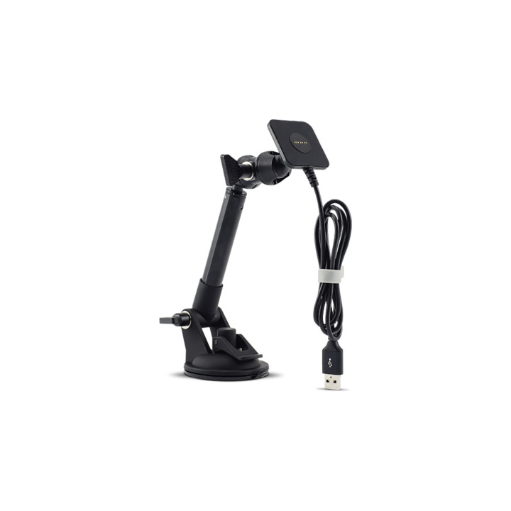 Crosscall X-CAR PRO Smartphone, Tableta Negro Encendedor de cigarrillos, USB Cargador inalámbrico Carga rápida Auto