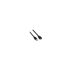 CABLE EXTENSOR AISENS USB 3.0 M A USB 3.0 H 1M NEGRO A105-0041