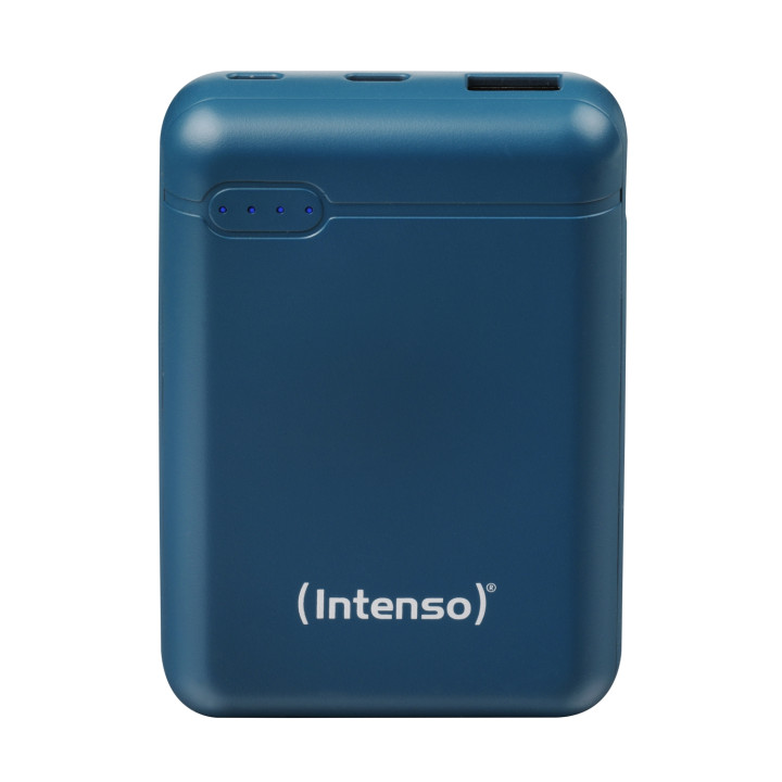 BATERIA EXTERNA INTENSO XS10000 POLIMERO DE LITIO 10000 mAh , POWERBANK Color petróleo