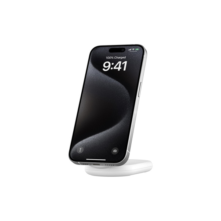 Belkin BoostCharge Auriculares, Smartphone Blanco USB Cargador inalámbrico Carga rápida Interior
