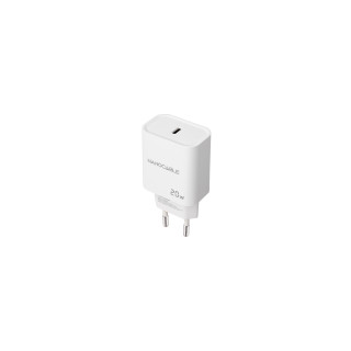 Nanocable Cargador USB-C PD 20W, Blanco
