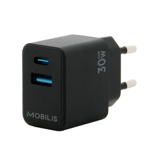 Mobilis 001362 cargador de dispositivo móvil Universal Negro Corriente alterna Auto