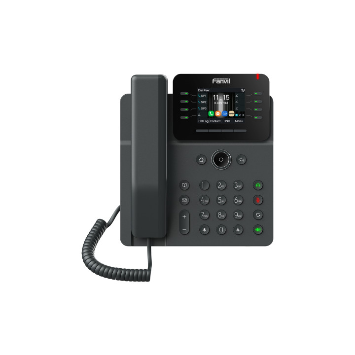 Fanvil V62G teléfono IP Negro 12 líneas LCD
