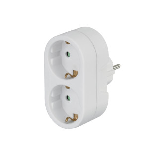Hama 00108876 adaptador de enchufe eléctrico Tipo C (Euroconcexión) + Tipo F Blanco