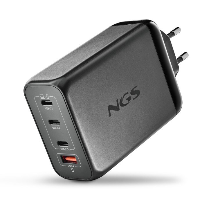 NGS BUD 240W Universal Negro Corriente alterna Carga rápida Interior