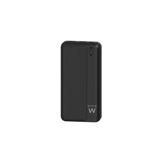 Ewent EW1163 batería externa Polímero de litio 20000 mAh Negro