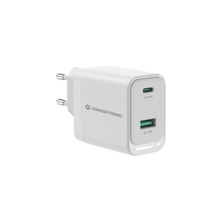 Conceptronic ALTHEA20W45 cargador de dispositivo móvil Universal Blanco Corriente alterna Carga rápida Interior