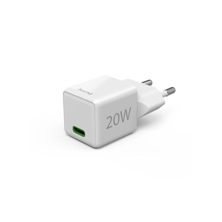 Hama 00201980 cargador de dispositivo móvil Smartphone Blanco Corriente alterna Carga rápida Interior