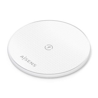 AISENS Cargador Inalambrico USB-C 15W Para Movil, Blanco