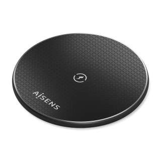 AISENS Cargador Inalambrico USB-C 15W Para Movil, Negro