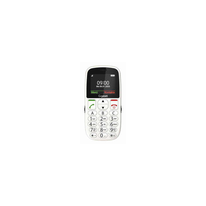 Gigaset GL395 5,59 cm (2.2") 90 g Blanco Teléfono para personas mayores