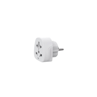 Celly TRAVELADAPTER adaptador de enchufe eléctrico Tipo F Universal Blanco