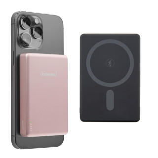 Intenso Batería Externa Magnética MW10000 10000 mAh – Compatible con MagSafe, Carga Inalámbrica 15W, USB-C PD 20W, Para