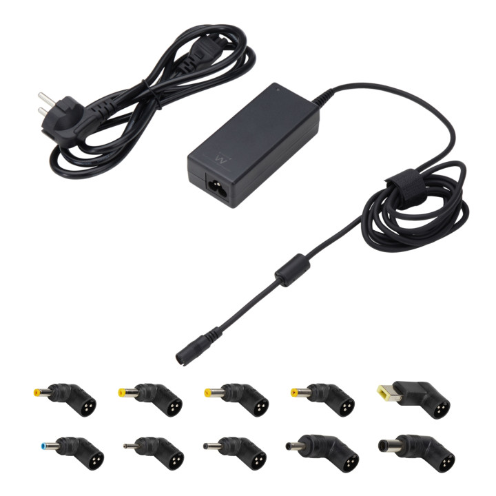 Ewent EW3968 adaptador e inversor de corriente Interior 655 W Negro