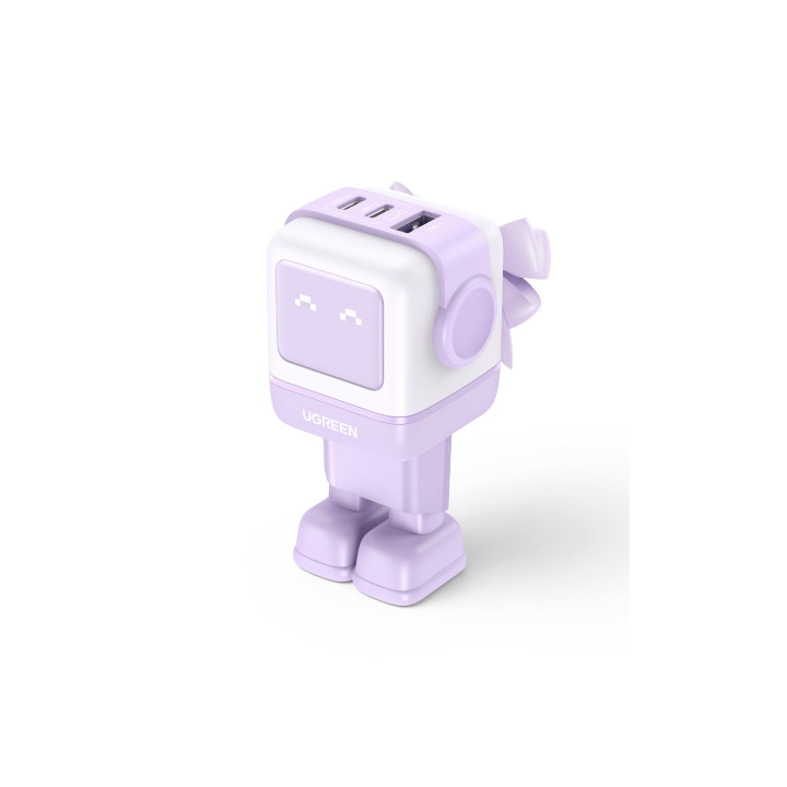 Ugreen Nexode RG 65W 3-Port GaN Ordenador portátil, Teléfono móvil, Ratón, Portátil, Batería portátil, Teléfono Rosa...