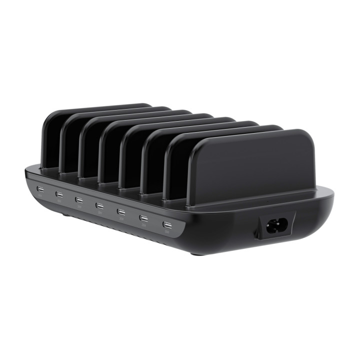 Conceptronic OZUL07B cargador de dispositivo móvil Universal Negro Corriente alterna Carga rápida Interior