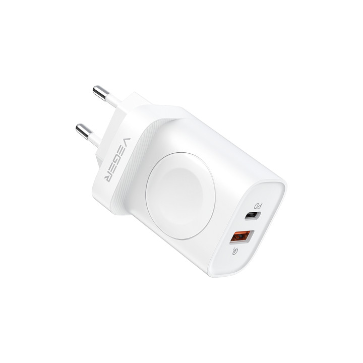 Veger VG-W002E Cargador USB 25w e Inalambrica iWatch