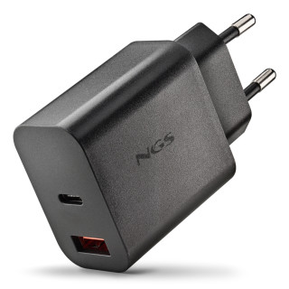 NGS ERA 30W BLACK Universal Negro Corriente alterna Carga rápida Interior