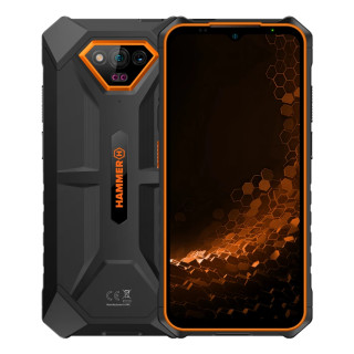 HAMMER Iron V 6/64Gb Negro, Naranja Smartphone Rugerizado