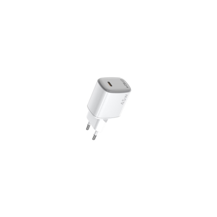Celly UPTC1USBC45WWH cargador de dispositivo móvil Smartphone, Tableta Blanco Corriente alterna Carga rápida Interior