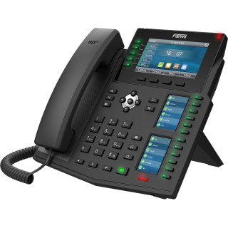 Fanvil X6U V2 teléfono IP Negro 20 líneas LCD Wifi