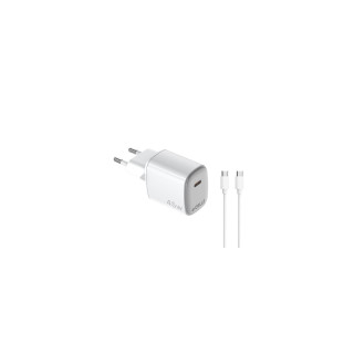 Celly UPTC1USBC45WCTC cargador de dispositivo móvil Smartphone, Tableta Blanco Corriente alterna, USB Carga rápida...