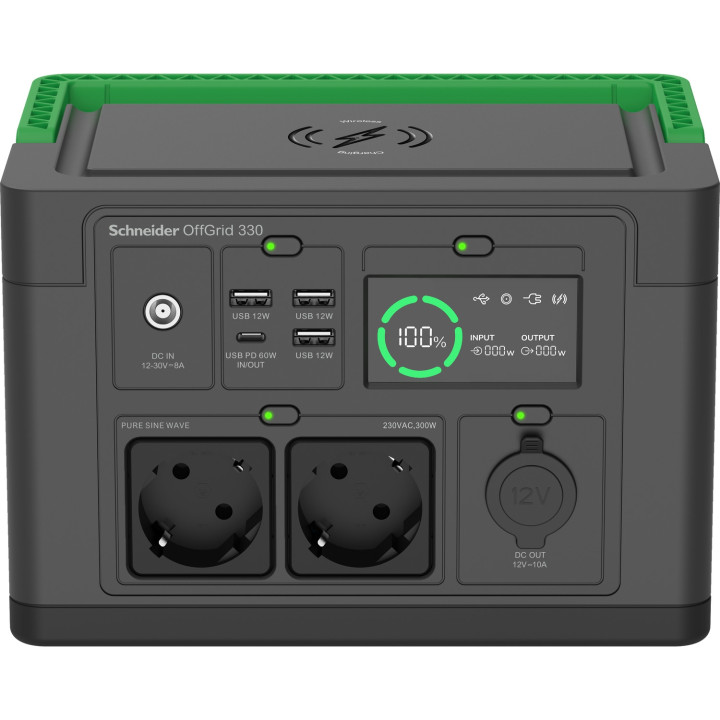APC PPS330-GR estación de energía portátil Ión de litio 531 W 3,3 kg