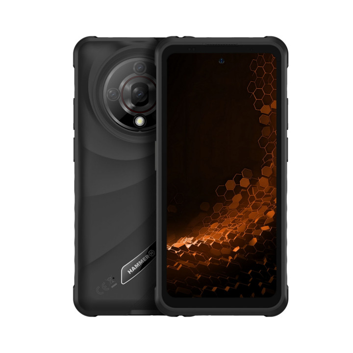 Hammer Iron 6 5G 6,56" 8+(8)/256GB Black Smartphone Rugerizado