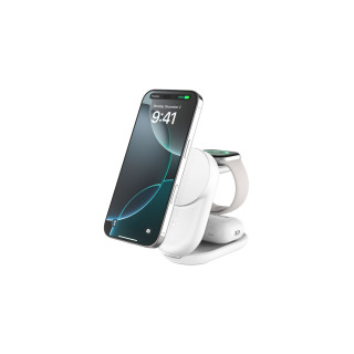 Belkin Qi2 Fitness tracker, Auriculares, Smartphone, Reloj inteligente Blanco USB Cargador inalámbrico Carga rápida...