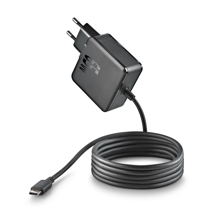 NGS GAN 65W-C Universal Negro Corriente alterna Interior
