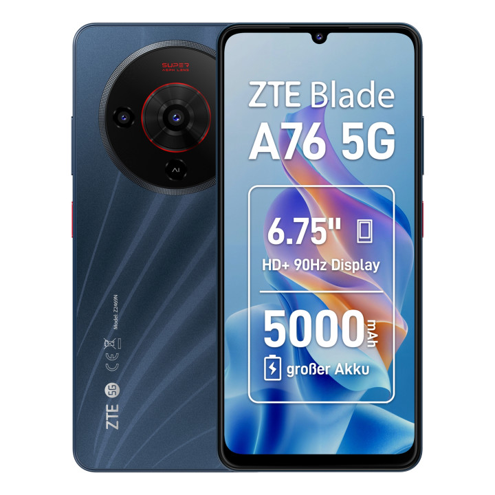 ZTE Blade A76 5G 6/128Gb Negro Smartphone