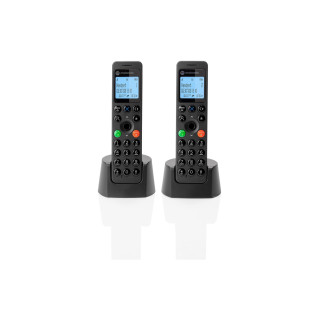 Motorola DOT202 Twin Teléfono DECT Identificador de llamadas Negro