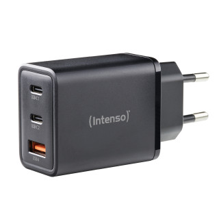 Intenso 7806510 adaptador e inversor de corriente Interior 65 W Negro