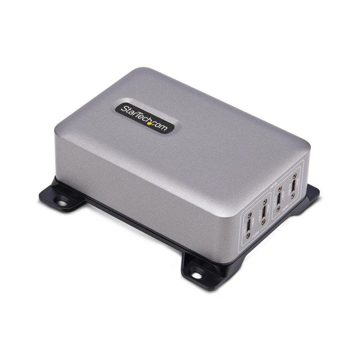 StarTech.com Cargador USB-C de 4 Puertos - Total 240W - Un Puerto 140W EPR - PD 3.1 - con Tornillos de Fijación -...