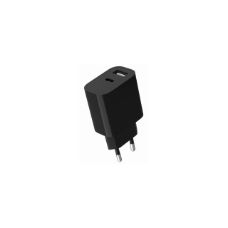 Gembird GMB Audio TA-UC-2AC12-01-BK cargador de dispositivo móvil Universal Negro Corriente alterna Interior