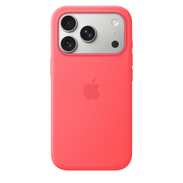 Apple Funda de silicona con MagSafe para el iPhone 17 Pro - Guayaba intenso