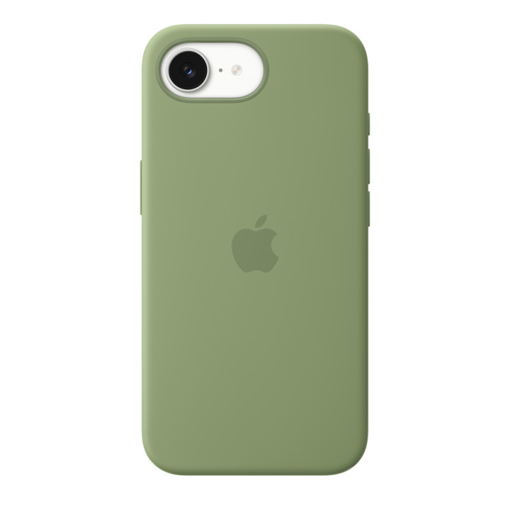 Apple Funda de silicona con MagSafe para el iPhone 17e - Musgo claro