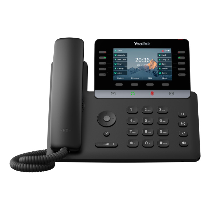 Yealink T74W teléfono IP Negro LCD Wifi