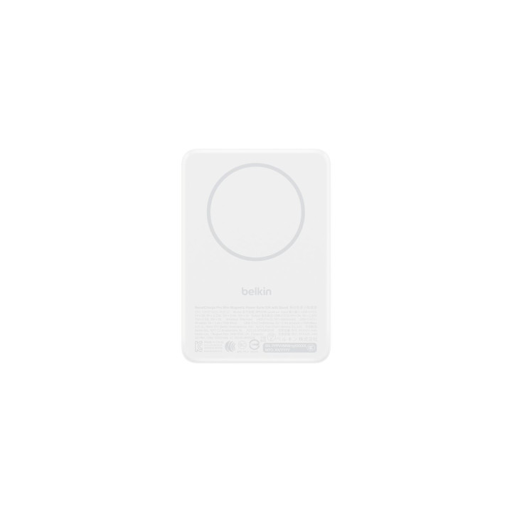 Belkin BPD016hqWH 5000 mAh Cargador inalámbrico Blanco